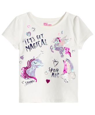 little girl unicorn t shirt