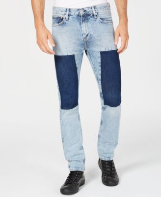calvin klein patch jeans