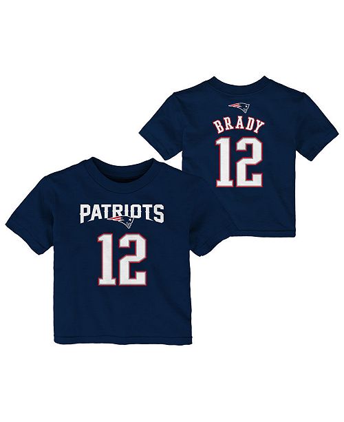 Outerstuff Tom Brady New England Patriots Mainliner Player T Shirt Infants 12 24 Months Reviews Sports Fan Shop By Lids Men Macy S