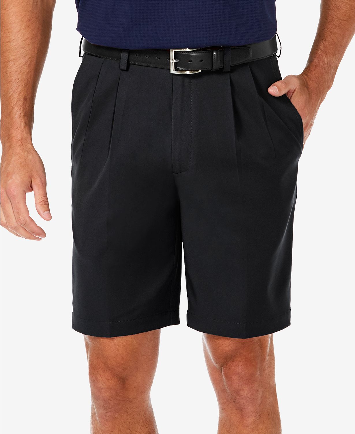 Men's Cool 18 PRO Classic-Fit Stretch Pleated 9.5" Shorts
