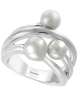 multi pearl ring