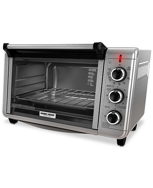 Black Decker 6 Slice Convection Toaster Oven Reviews Small Appliances Kitchen Macy S