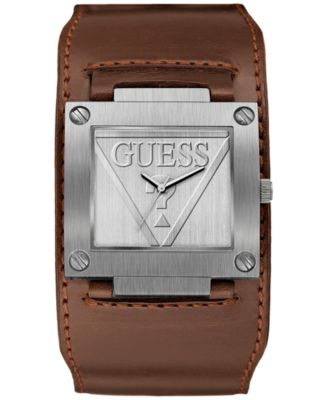 guess watches leather