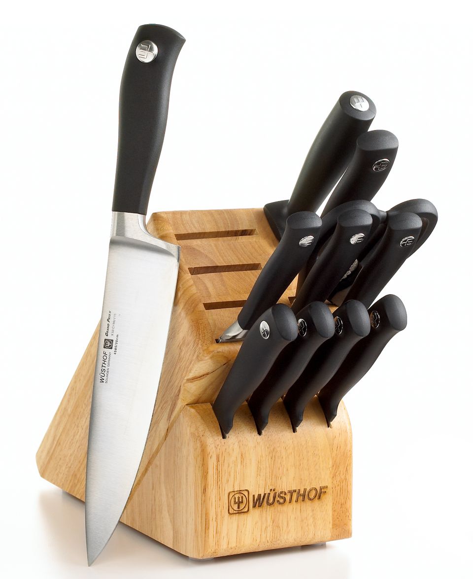 Wusthof Grand Prix II Cutlery Set, 12 Piece Block Set