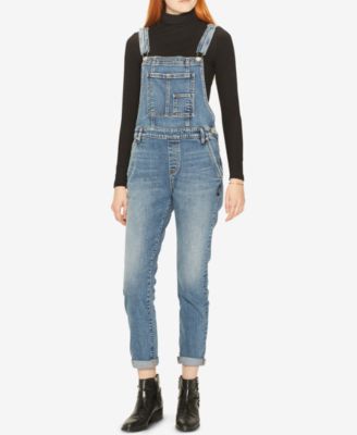 silver jeans overalls