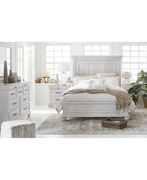 Furniture Quincy Bedroom Furniture 3 Pc Set Queen Bed Nightstand Dresser Created For Macy S Reviews Furniture Macy S