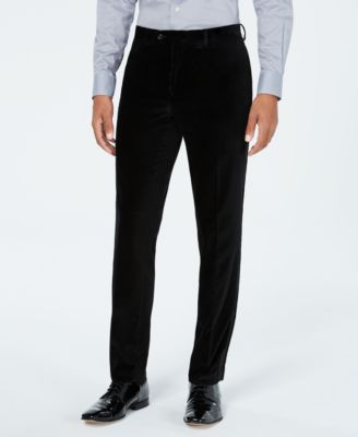 black velvet pants suit