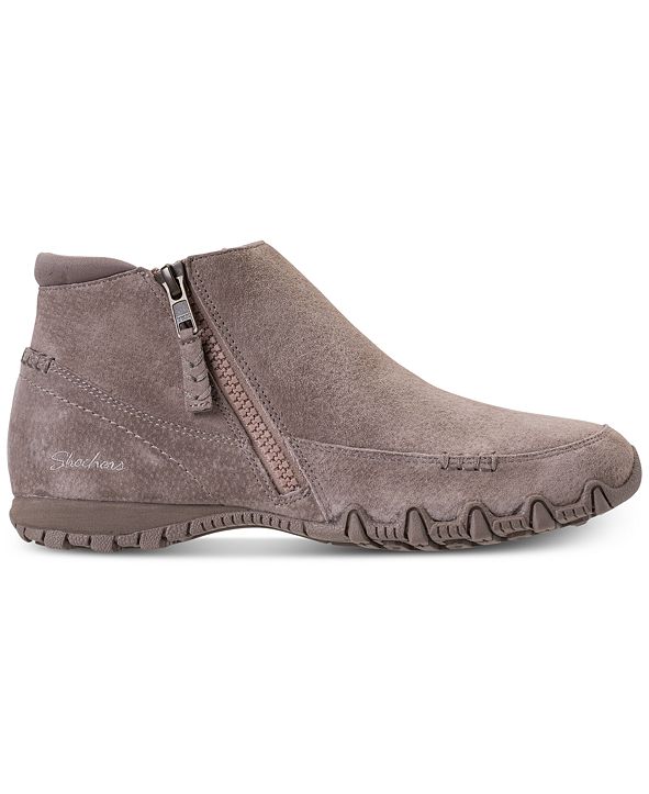 Skechers Womens Relaxed Fit Bikers Zippiest Booties From Finish Line And Reviews Finish Line 6661