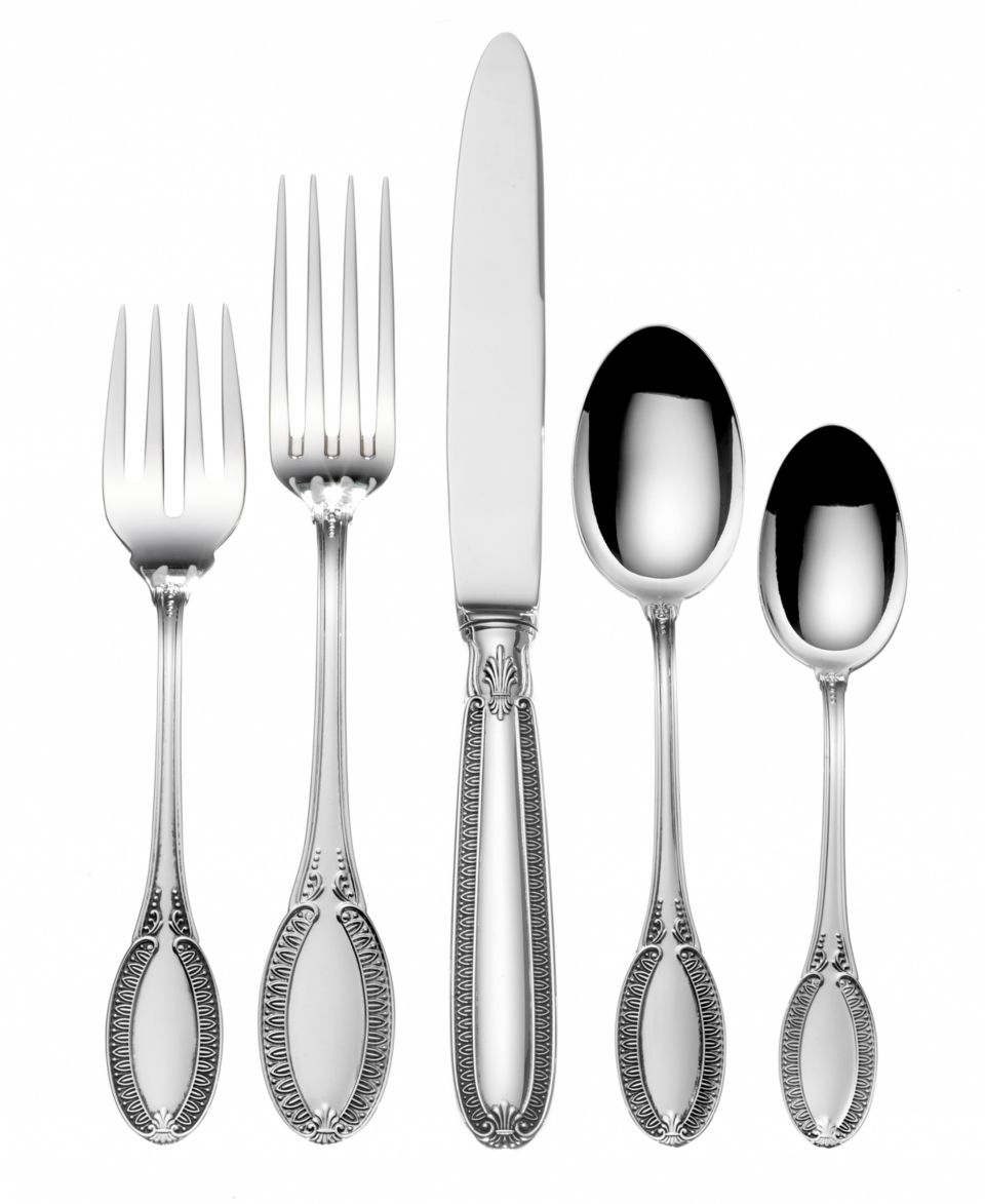 Wallace Euro Sterling Silver Flatware, Giorgio 66 Piece Dinner Set