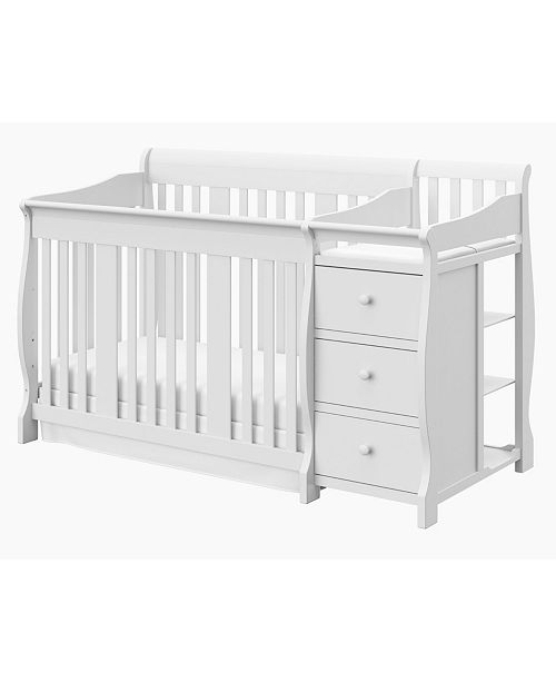 Storkcraft Portofino 4 In 1 Convertible Crib And Changer Reviews Furniture Macy S