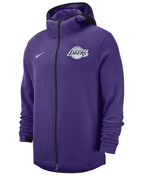 Nike Men S Los Angeles Lakers Dry Showtime Full Zip Hoodie Reviews Sports Fan Shop By Lids Men Macy S
