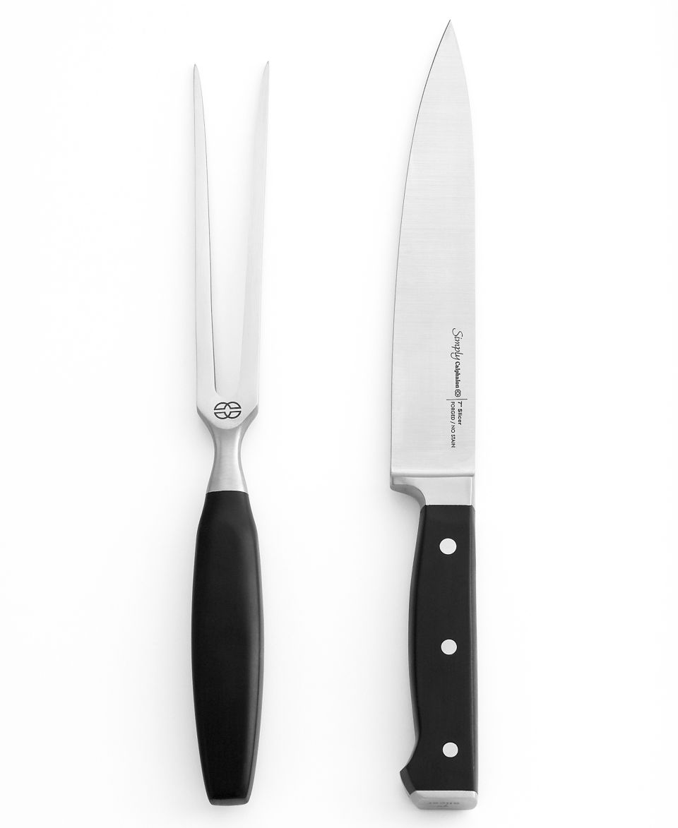 Calphalon® Contemporary 2 Piece Carving Set   Cutlery & Knives