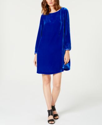 eileen fisher velvet dress