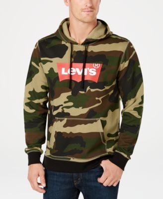 levi's camo hoodie