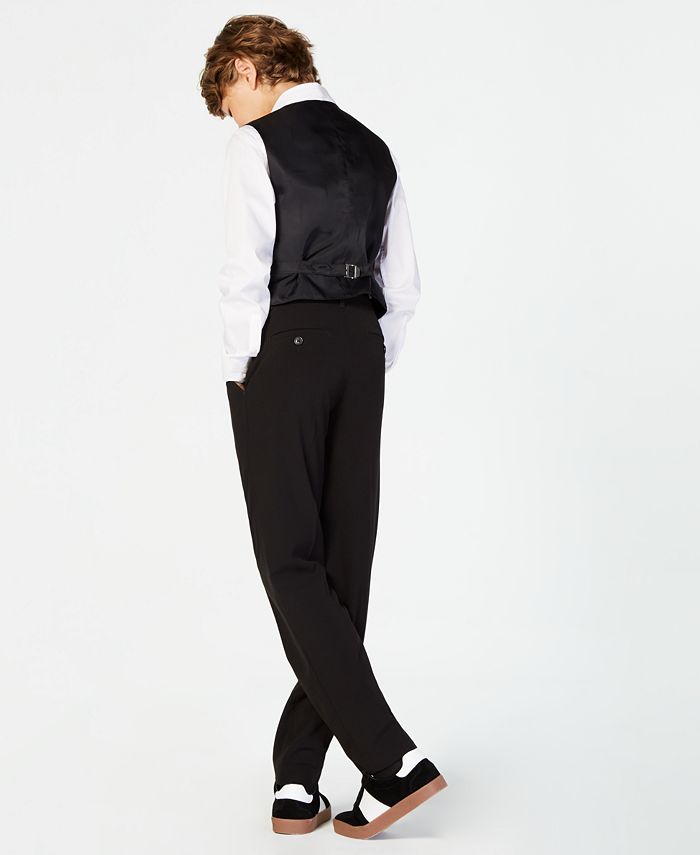 Calvin Klein Big Boys Slim Fit Stretch Suit Vest & Reviews - Suits