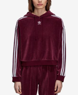 adidas maroon hoodie womens