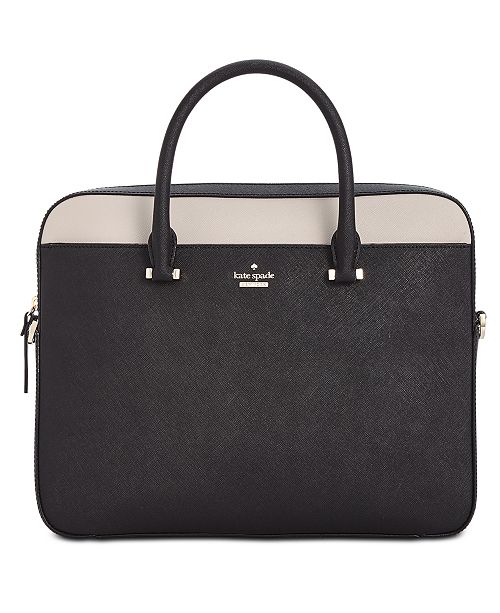 Kate Spade New York 13 Inch Saffiano Leather Laptop Bag Reviews Handbags Accessories Macy S