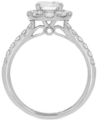 Grown With Love Lab Grown Diamond Halo Bridal Set (2 Ct. T.w.) In 14k ...