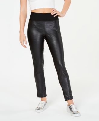 macys leather leggings