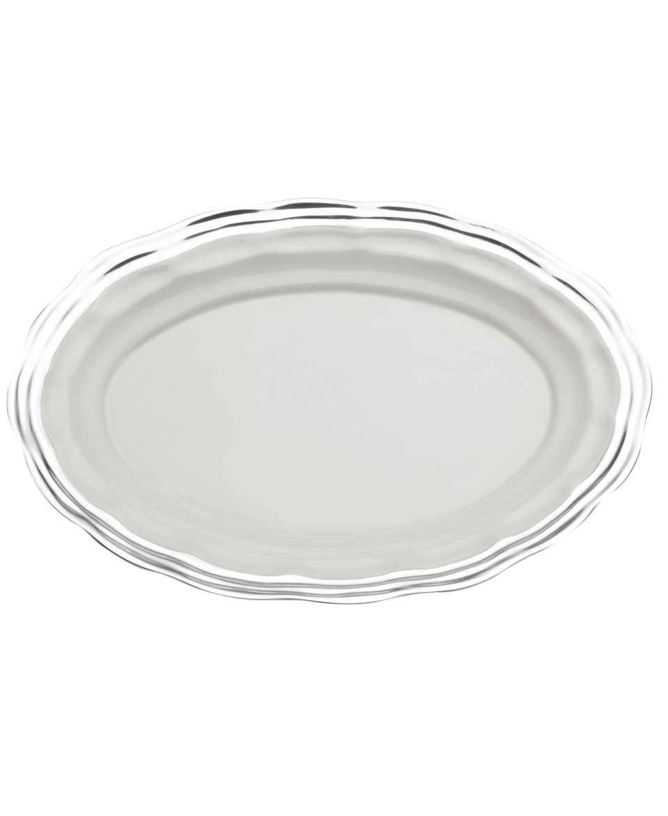 Mikasa Metal Serveware, Countryside Oval Platter   Serveware   Dining