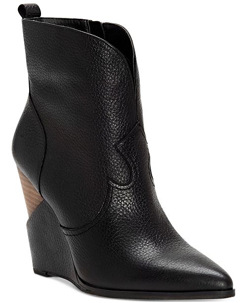 Jessica Simpson Hilrie Western Booties Reviews Boots Shoes Macy S