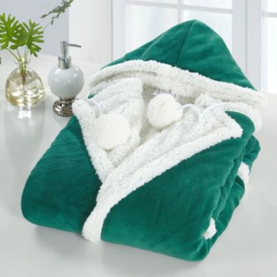 chic hooded blanket