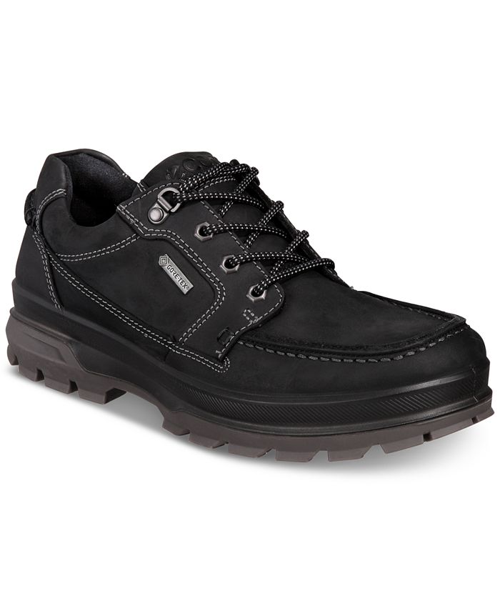 Ecco Men's Rugged Track GTX Moc Toe Waterproof Leather Oxfords ...