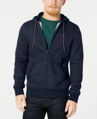 tommy hilfiger zip up hoodie mens