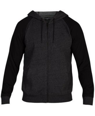 hurley zip up hoodie mens