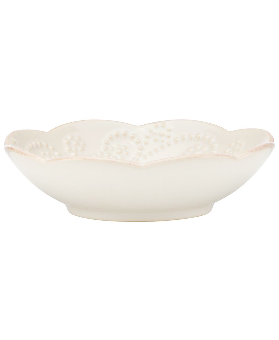 Lenox Dinnerware, French Perle White Tidbit Plate   Casual Dinnerware