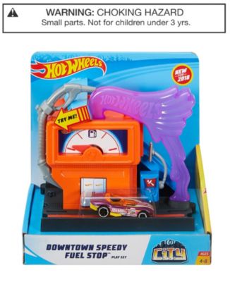 hot wheels city downtown super fuel stop playset