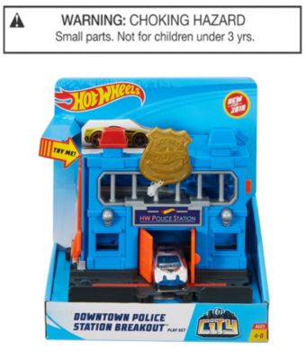 hot wheels city police station