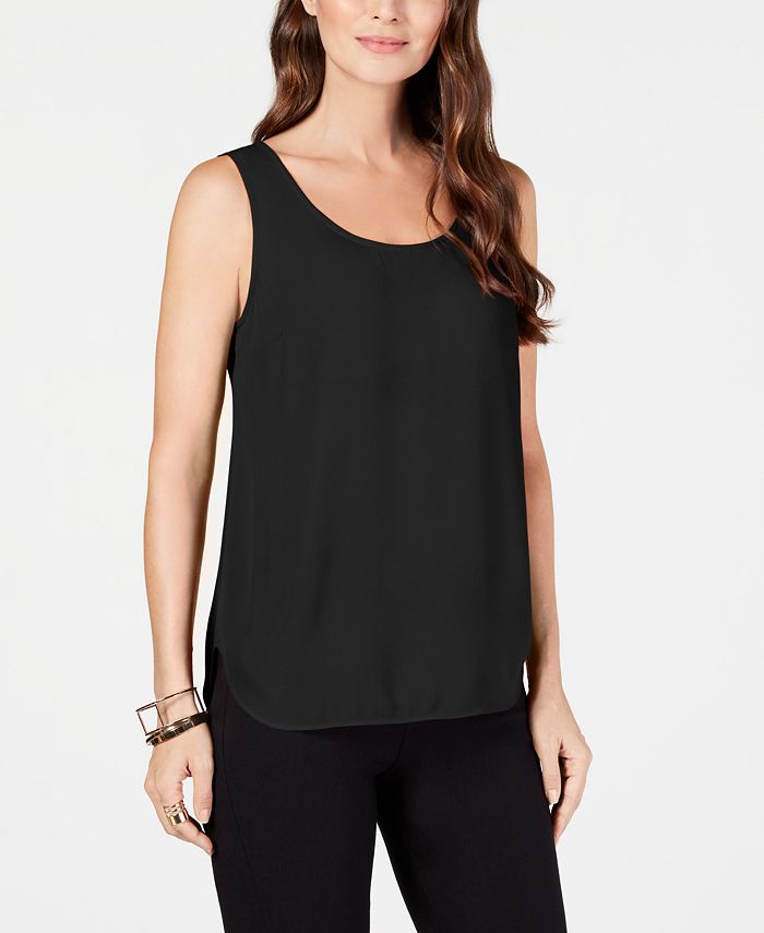 Alfani Sleeveless Scoop Neck Blouse Created For Macy S Reviews Women Macy S