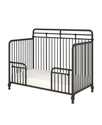 little seeds monarch hill hawken 3 in 1 convertible metal crib