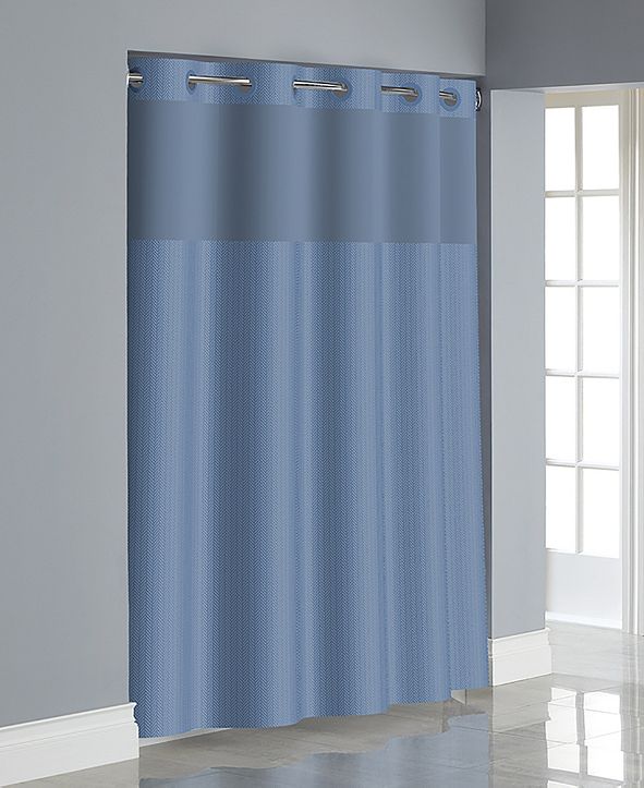 Hookless Herringbone 3in1 Shower Curtain & Reviews Shower Curtains