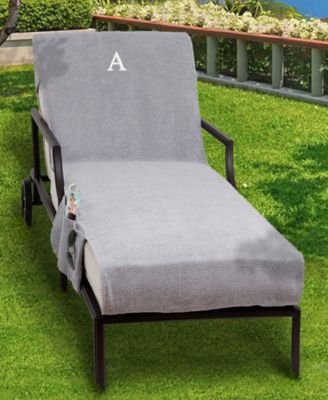 chaise lounge towel with pockets