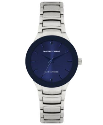 geoffrey beene blue sapphire watch