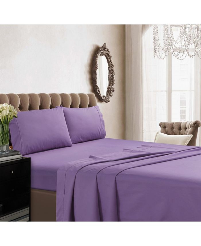 Tribeca Living 350 Thread Count Cotton Percale Extra Deep Pocket Cal King Sheet Set & Reviews