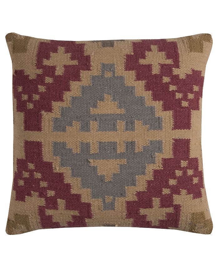 Rizzy Home 20 X 20 Southwest Pillow Cover Reviews Home Macy S Throw pillow constructed using cotton. 20 x 20 southwest pillow cover