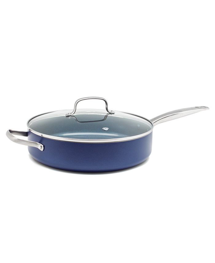 Blue Diamond Diamond Infused Ceramic Nonstick Covered 5 Qt Saute Pan Reviews Cookware Kitchen Macy S