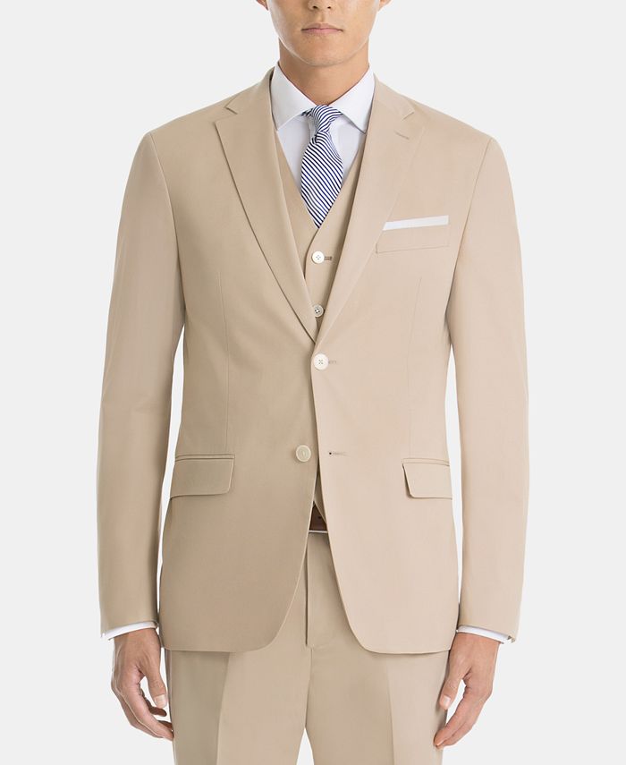 Lauren Ralph Lauren Men's UltraFlex ClassicFit Tan Cotton Suit