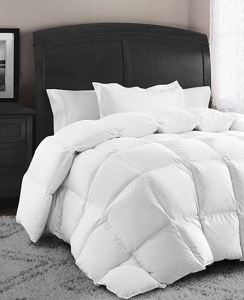 Swiss Comforts Down And Feather Cotton King Comforter Reviews Comforters Bed Bath Macy S