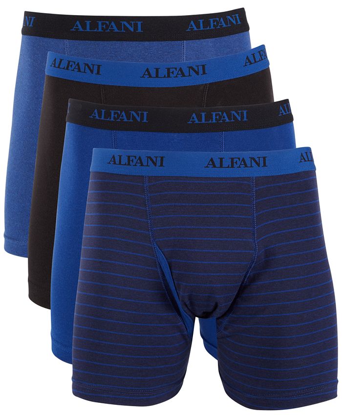 Alfani Men's 4 Pack Boxer Briefs, Created for Macy's & Reviews