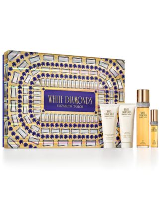 white diamond gift sets elizabeth taylor