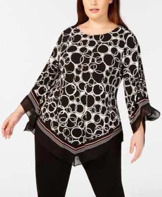 macys plus size alfani tops