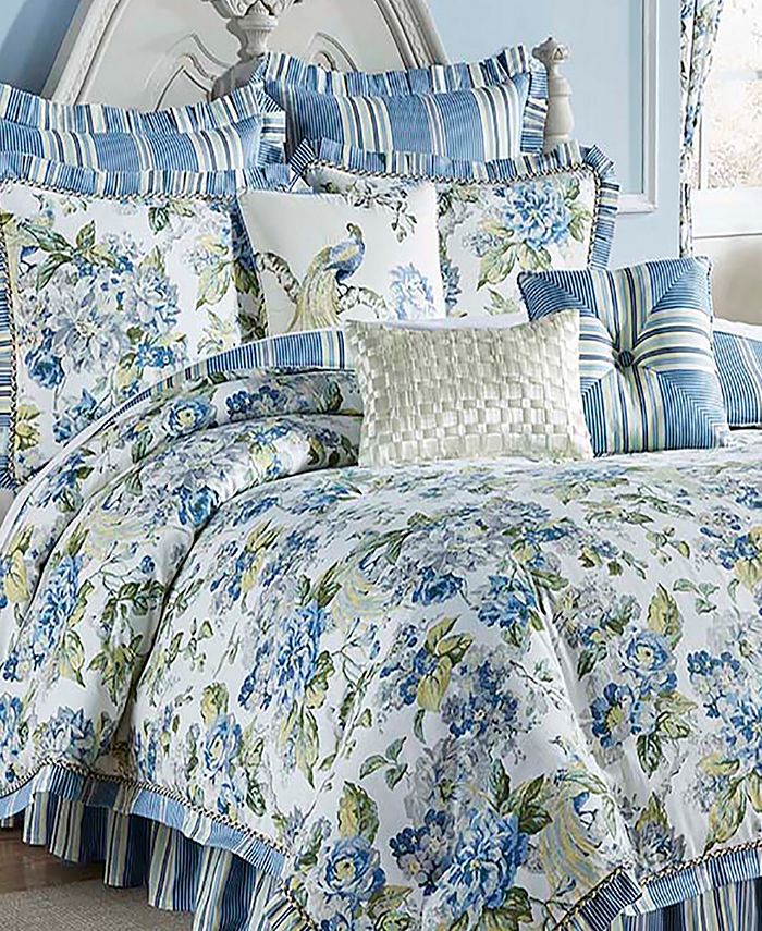Savannah Home Waverly Floral Engagement 4 Piece King Comforter Set