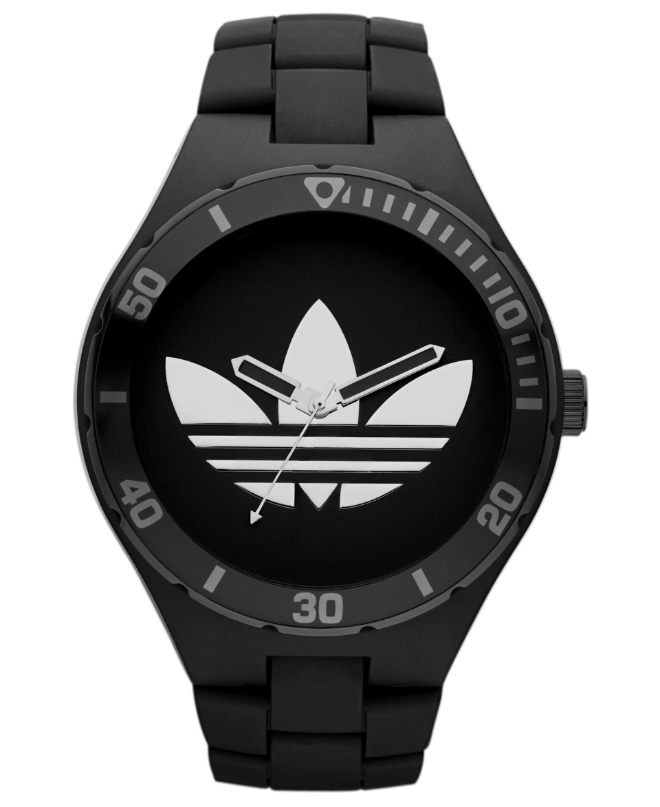 adidas Watch, Black Polyurethane Bracelet 50mm ADH2643   All Watches