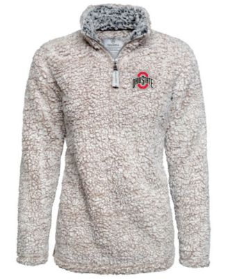 ohio state women's sherpa pullover