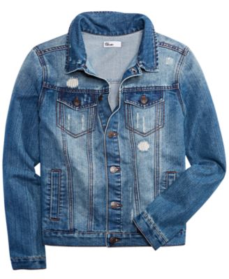macys blue jean jacket