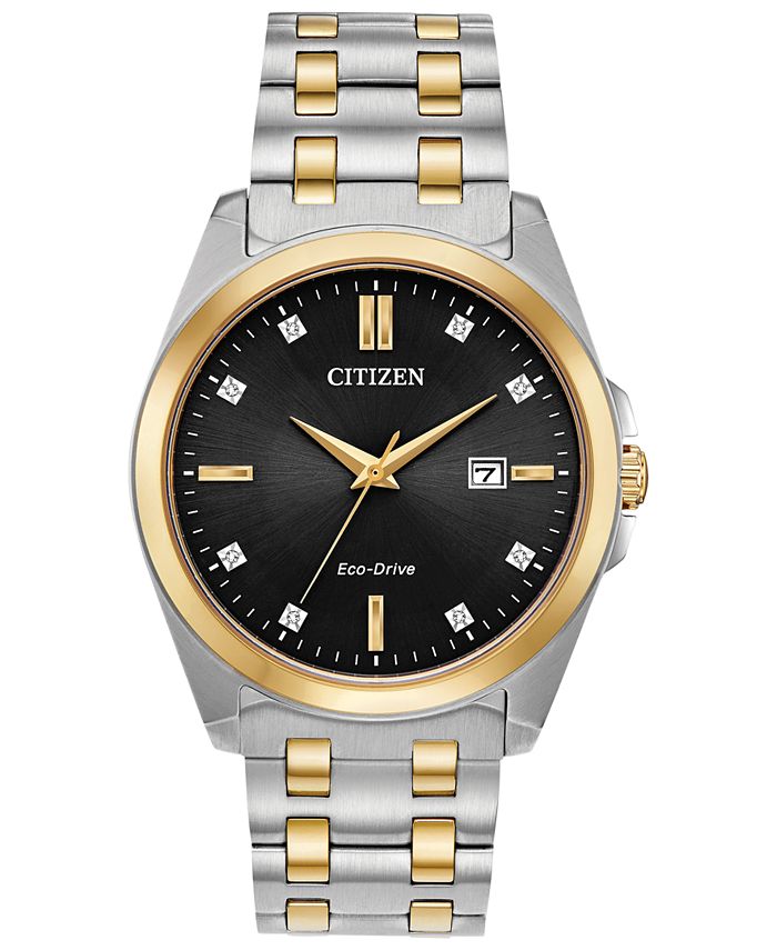 Citizen Eco-Drive Men's Corso Two-Tone Stainless Steel Bracelet Watch Citizen Eco-drive Men's Corso Stainless Steel Watch